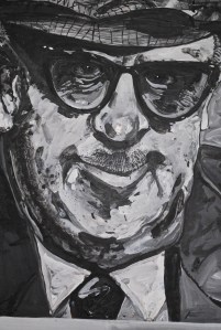 Albert wears his Hat 